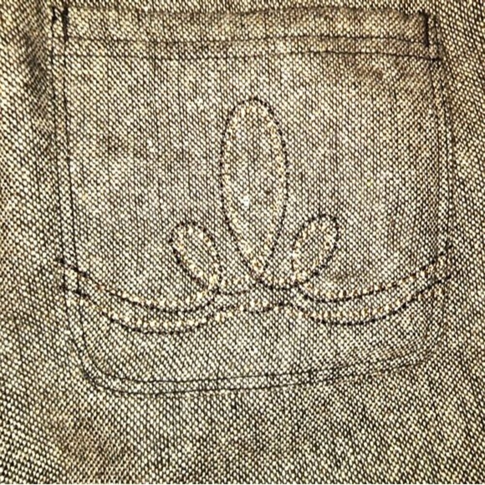 PrAna Brown Wool‎ Blend Tweed Wide Leg Cropped Pants Size 2 - Picture 3 of 7